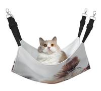InOmak Yorkshire Terrier Printing,Cat Hanging Hammock Soft Double Sided Hanging Bed for Small Dogs Pet,L