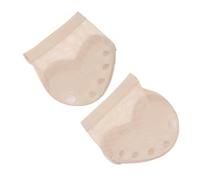 INOOMP 1 Pair Ballet Forefoot Cushions Elastic Half Sole Dancing Shoes for Ballet Yoga and Modern Dance Durable Material with Slip Design for Long