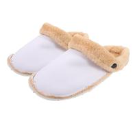INOOMP 1 Pair Detachable Hole Shoe Inserts for Winter, Warm Plush and Leather Liners, Comfortable and Safe to Wear, Convenient Replacement for Men and Women’s Hole Shoes