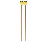 INOOMP 1 Pair of Percussion Marimba Mallets with Mushroom-shaped Hard Yarn Head and Beech Handle, Medium Weight and Balance, Fine Craftsmanship for Indoor and Outdoor Use by