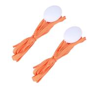 INOOMP 1 Pair Orange LED Shoe Laces Light up Shoestrings with Pp Material and Battery Protection, Visible in Darkness for Running and Climbing Activities