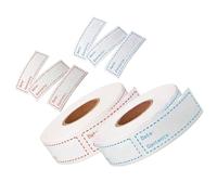 INOOMP 1 Roll 500pcs English Record Date Stickers Date Label 1.5 X 1.5 Inch Easy to Use Sturdy PVC and Natural Paper Unique Chic Design for Home Decoration and Craft Supplies