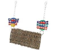 INOOMP 1 Set Bird Perch Hanging Climbing Swing for Parrots and Parakeets Creative Design for Stress Relief and Play for Bird Cages and Outdoor Decor