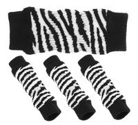 INOOMP 1 Set Breathable Dog Leg Warmers Stylish and Reusable Puppy Socks for Lightweight Design for Fall and Winter Zebra