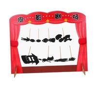 INOOMP 1 Set DIY Shadow Puppet Theater for Montessori String Puppet Dolls for Interactive Storytelling and Dramatic Play Educational for Preschool Learning and Family Fun