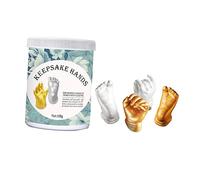 INOOMP 1 Set Keepsake Hand Casting Kit for Easy DIY Footprint Molding Kit for Showers Birthdays Family Memories Safe Simple to Use