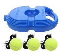 INOOMP 1 Set Tennis Trainer Rebounder Set For Beginners - High Bounce Training Balls With Non-Slip Base And Elastic String - Portable Tennis Training Equipment