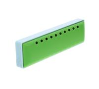 INOOMP 10-hole 20-tone Blues Harmonica for Beginners Boys and Girls Green and Light Blue Colors, Portable Musical Instrument Storage Case, Suitable for Children Learning Harmonica