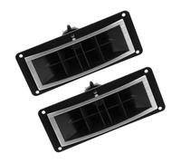 INOOMP 10-inch Brushed Black Stage Speaker Horn with LED Light, 2pcs Set Audio Tweeter Accessory for Live Sound Systems and Professional Stage Monitors