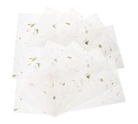 INOOMP 10 Sets Vintage Letter Writing Paper Pack, Smooth Writing Rice Paper with Thick Texture, for Leaving Messages and Graffiti, Classic Vintage Style Stationery