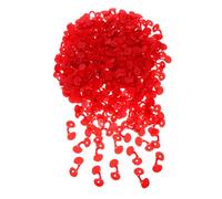 INOOMP 1000pcs Plastic Poultry Peepers Medium Chicken Eye Protectors Pinless Blinders for Rooster Anti-fighting Safety Enhancer Clear Vision Comfortable Fit for Various Breeds