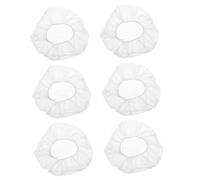 INOOMP 100pcs Disposable Bouffant Caps Hair Net Cover with Elastic Band Breathable Headwear for Hospital Labs Food Service Restaurant Kitchen Use