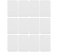 INOOMP 100pcs Double-Sided White Blank Cards for Smooth Writing Made of Coated Paper Classic Design for Students and Readers DIY Word Cards for Handwriting and Drawing