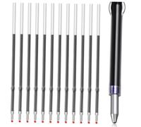 INOOMP 100pcs Mm Blue Ballpoint Pen Refill Plastic Pen Refill Smooth Writing Precision Writing Easy Replacement School and Office Student Teacher Back to School Decorations