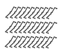 INOOMP 100pcs Plastic Pegboard Hook Locks Fastening Clips for Secure Peg Hook Installation Easy Quick Setup Hardware Accessories for Garage Workshop and DIY Projects