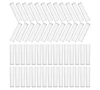 INOOMP 100pcs Plastic Pencil Cap Extender Protectors with Easy Installation and Lightweight Design, for School and Drawing Use by Students and Artists