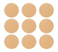 INOOMP 100pcs Round Baking Parchment Paper - 9.5 Inch Pre-Cut Unbleached Non-Stick Baking Sheets for Air Fryer Steamer - Oil Proof and Grease Resistant Random Color