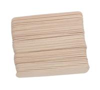 INOOMP 100pcs Thick Jumbo Wooden Tongue Depressors for Safe Friendly Wax Sticks Medical Exam Tools Popsicle Craft Sticks for Oral Care and Pediatric Use