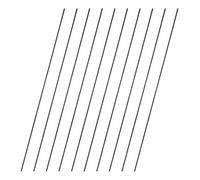 INOOMP 10pcs 3mm X 400mm Solid Carbon Fiber Rods for Rc Plane, DIY Model Car, Quadcopter Arm Repair and Craft Projects