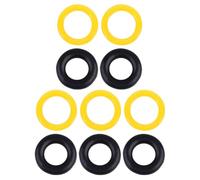 INOOMP 10pcs Bobbin Winder Ring Friction Wheel Ties Rubber Ring Sewing Machine Replacement Easy Installation Versatile Accessory Assorted Color Modern Stylish Suitable for Most Sewing