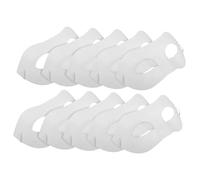 INOOMP 10pcs DIY Blank Paper Masks for Unpainted Masks for Masquerade Carnival and Party Fun for Personalised Painting and Creative Expression