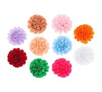 INOOMP 10pcs Dog Collar Flowers Flower Collar for Dog Decorative Grooming Accessories Polyester Birthday Party for Puppy Small Pets Random Color