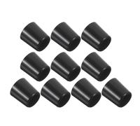 INOOMP 10pcs Golf Shaft Ferrules Replacement for Fairway Shafts and Woods, Black Plastic Sleeves with 9.3mm Upper Hole Diameter, 13.6mm Lower Hole Diameter, Waterproof and Easy to Install