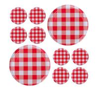 INOOMP 10pcs Gu Jar Lids for Canning Jars and Jam Iron Replacement Lids with Convenient Sealing and Rustproof Design Simple Elegant for Home Storage
