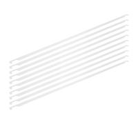 INOOMP 10pcs Hanging File Folders Rails Metal White Document Folder Divider Bars with Easy Installation Space Optimization for Home File Cabinet