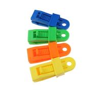 INOOMP 10pcs Heavy Duty Plastic Awning Clips for Tarps and Fabric, Weather-Proof Tent Clamps with Strong Pulling Force, Outdoor Camping Tent Accessories