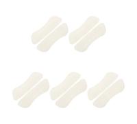 INOOMP 10pcs Invisible Silicone Heel Pads for Shoes with Extra Space Soft Cushioned Heel Grips with Adhesive Structure and Breathable Mesh Layer to Prevent Painful Rubbing for Extended