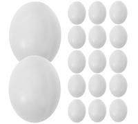 INOOMP 10pcs Lifelike Simulation Bird Eggs for Breeding and Laying Safe Prop for Bird Management Helps Relieve Loss Sadness