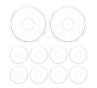 INOOMP 10pcs Lightweight Waterproof Bicycle Sprocket Protector for Road Bike Rear Flywheel, Sturdy Plastic Front Sprocket Guard for Travel and Outdoor Activities