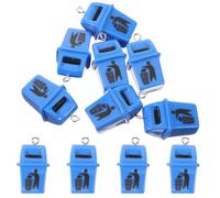 INOOMP 10pcs Mini Trash Can Charms Resin Trash Can Pendant Decorative Hanging Accessories Creative Funny Unique Style Versatile Use for DIY Creation and Home Decor