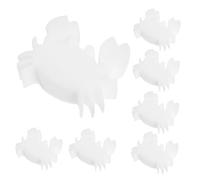 INOOMP 10pcs Multi-use Oil Absorbing Sponges Natural Filter Sponge for Bath Pool Oil Removing Cleaning Cartoon Shape