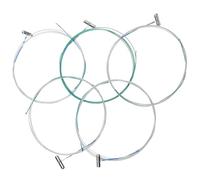 INOOMP 10pcs Multipurpose Guzheng Metal Wire String Replacement for Chinese Guzheng 1-5 Strings Comfortable Sound and Short Remaining Sound for Family and Friends