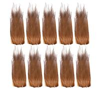 INOOMP 10pcs Natural Palm Tree Bark Sheets Brown Realistic Appearance Easy Installation Maintenance-free Greenery for Garden Bark Decoration and Aquarium