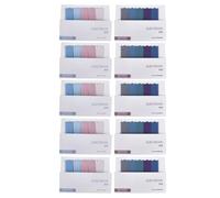 INOOMP 10pcs Page Marker Sticky Memo Pad Paper Notes Sticker for Making To-do Lists Indexing School Home Use Random Color