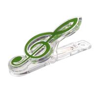 INOOMP 10pcs Piano Score Clips Music Note Sheet Music Holders Practical Book Clamps for Piano Practice and Exams Random Patterns Random Style