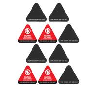 INOOMP 10pcs Scald Sign Label Decals Reliable Adhesion High Sensitivity Paper Warn Stickers Red Caution High Temperature Decal for Kettles and Hot Items Kitchen Safety