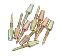INOOMP 10pcs Tamper Door Screws for Hinges Self Tapping Carbon Steel Security Pins with Safety Pin Design Enhanced Stability and Secure Fit for Cabinet and Gate Protection