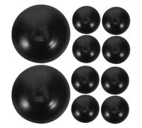 INOOMP 10pcs Trampoline Mushroom Shape Rubber Leg Caps, Black Safety Pole End Covers with Easy Installation, for Indoor Homes Trampoline Accessories