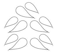 INOOMP 10pcs Travel Notebook Accessory Notebook Elastic Cord Nylon Elastic Bands Keeps Journal Closed Universal Fit Wear Resistant Materials for Vacations and Adventure Travels