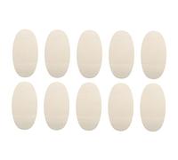INOOMP 10pcs Unfinished Wood Chips 14x27cm Oval Wooden Pieces for DIY Craft Decorations, Easy to Use Synthetic Material Suitable for Home Hanging Decor and Writing