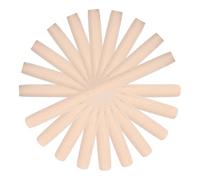 INOOMP 10Pcs Wooden Dowel Rods Small Round Wood Sticks for DIY Projects and Model Making, Natural Beige Wood with Precision Craftsmanship and Versatile Uses, 15Mm Diameter 20Cm Length