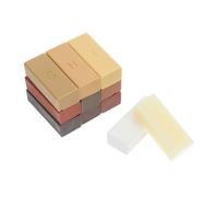 INOOMP 11pcs Wood Floor Repair Wax Blocks for Laminate Hardwood Engineered Floors Natural Color Furniture Polish Wax to Cover Scratches Stains Cracks Holes Easy DIY Application for PVC