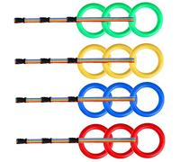 INOOMP 12 Pcs Toddler Leash Walking Rope Round Handles for Kindergarten and Preschool Children, Anti-Lost Safety Rope to Teach Kids How to Line and Reduce Teacher Workload