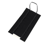 INOOMP 12pairs Drumstick Stand for Wall Foldable Organizer Portable Drumstick Display Rack Black Bottom Wooden Sticks Holder for Drums Drum Accessories Rack