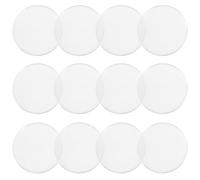 INOOMP 12pcs 25mm Convex Optical Lenses for Physics Teaching Experiment Learning Aids Telescope Lens Set for Science Education and Laboratory Use