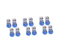 INOOMP 12pcs Anti- Cotton Pet Ankle Socks for Dogs Warm Knitted Random Colors s for Indoor Use and Paw